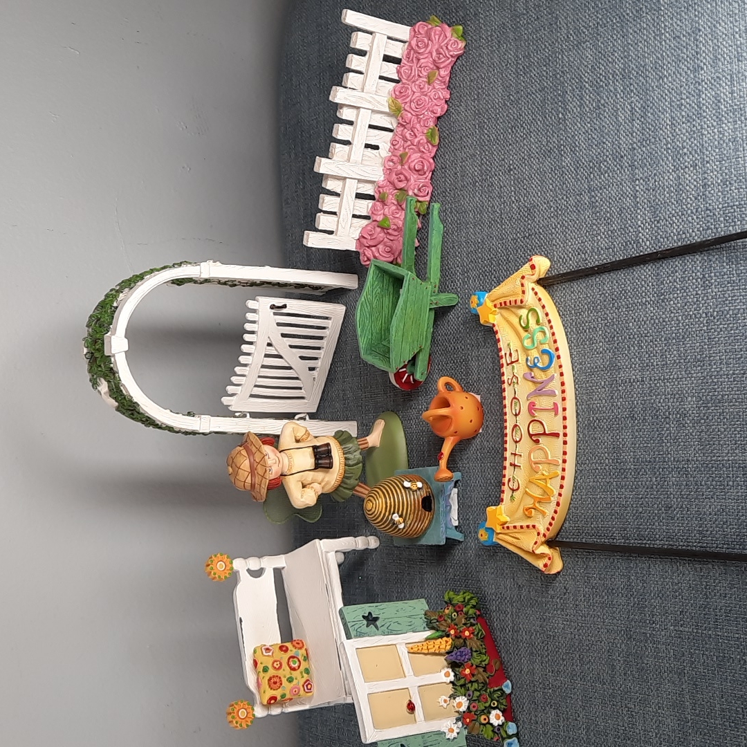 Fairy Gnome Garden Accessories 9pc Set Imagination Playtime Outdoor Nwt